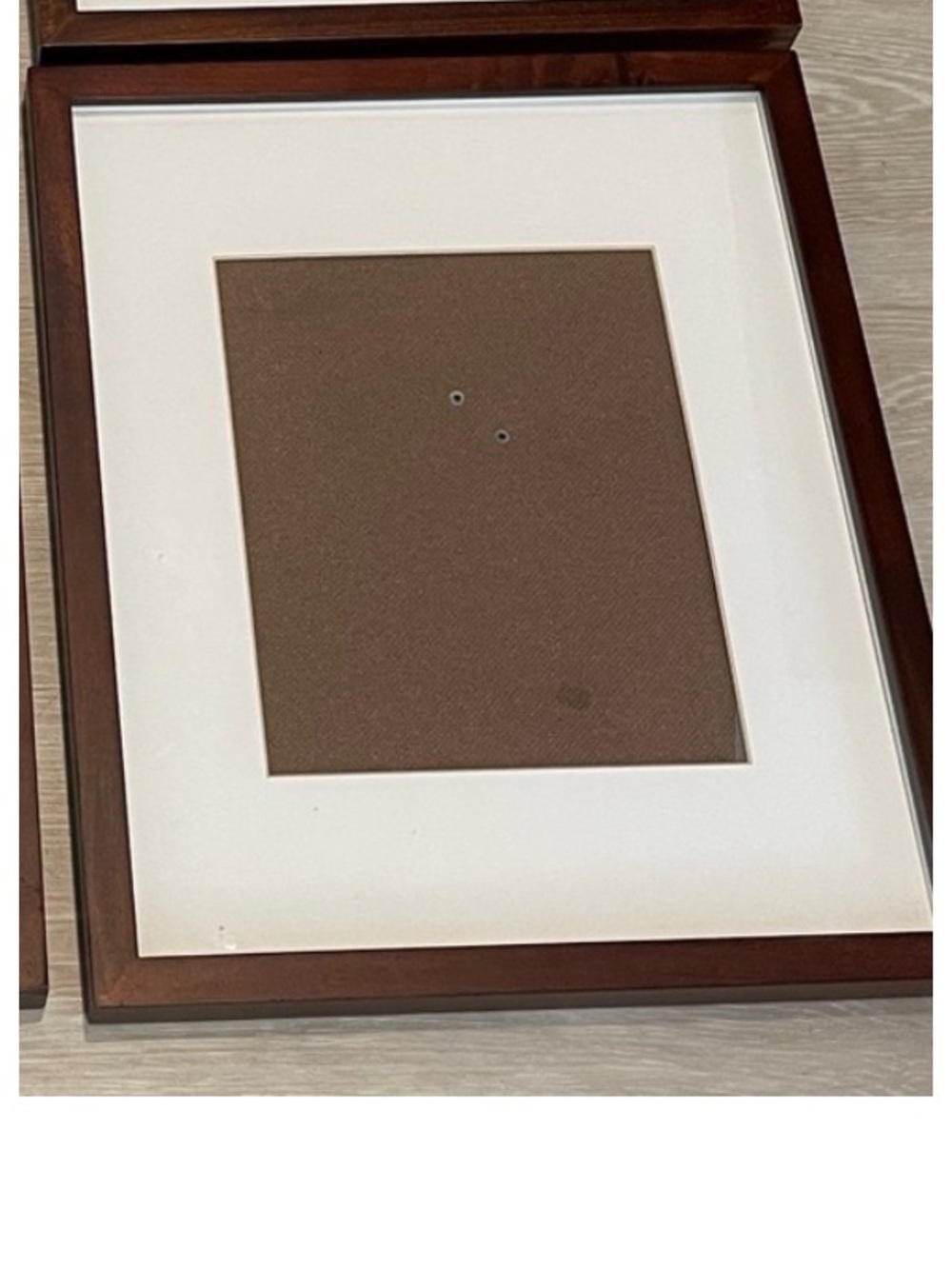 Pottery Barn Wood Gallery Dark Walnut  Frame 8x10 with matte